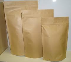 kraft paper stand up bags